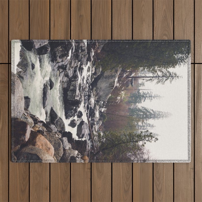 Morning Mountain Escape - Nature Photography Outdoor Rug Gallery Image 1