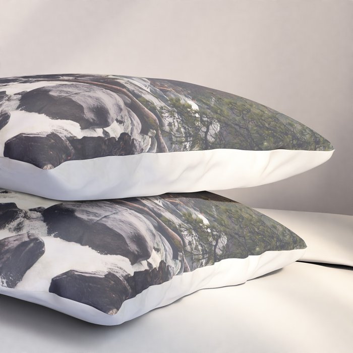 Morning Mountain Escape - Nature Photography Pillow Sham Gallery Image 3