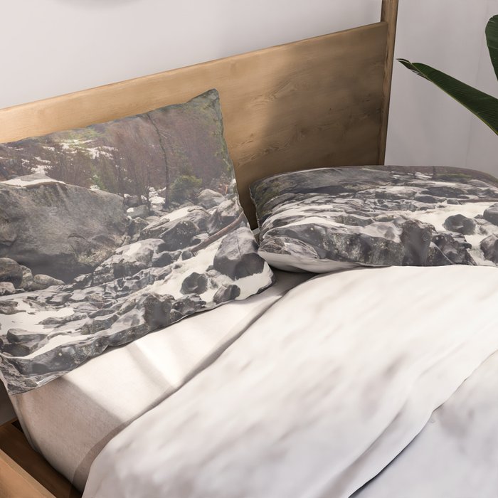 Morning Mountain Escape - Nature Photography Pillow Sham Gallery Image 2