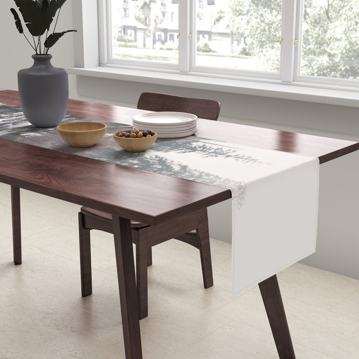 Morning Mountain Escape - Nature Photography Table Runner Gallery Image 2