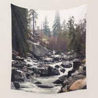 Morning Mountain Escape - Nature Photography Wall Tapestry Gallery Image 4
