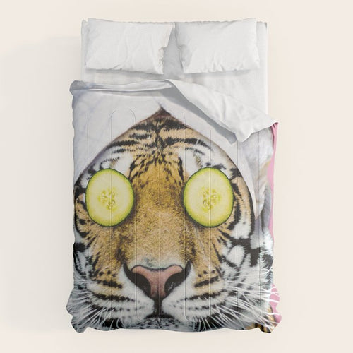 Tiger In A Towel Comforter Gallery Image 6