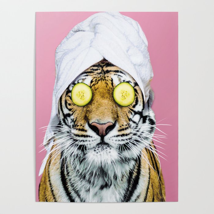 Tiger in a Towel Poster Gallery Image 1
