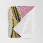 Tiger in a Towel Throw Blanket Gallery Image 3