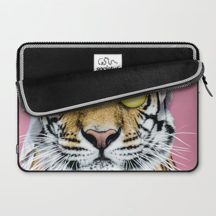 Tiger in a Towel Laptop Sleeve Gallery Image 2