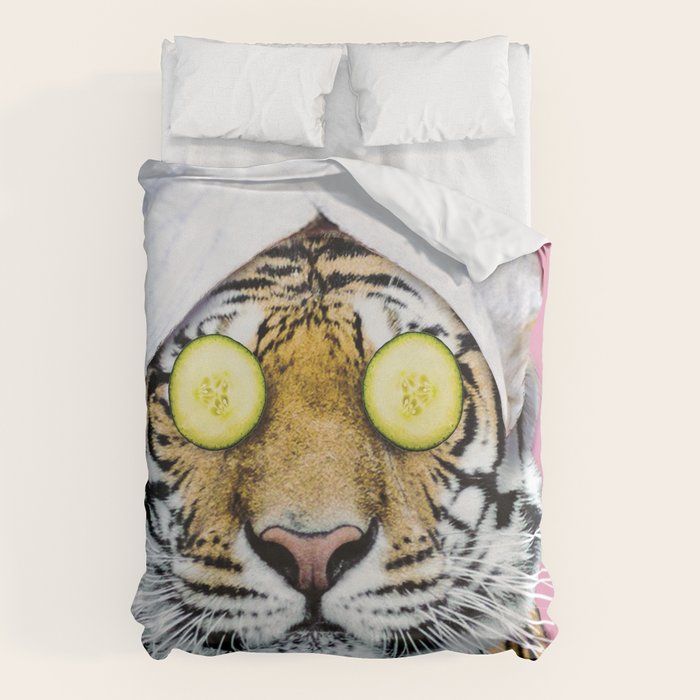 Tiger in a Towel Duvet Cover Gallery Image 6