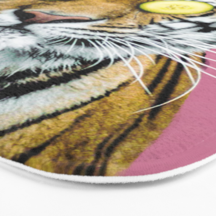 Tiger in a Towel Bath Mat Gallery Image 3