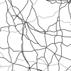 Georgia White Map Coffee Mug Gallery Image 2