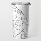 Georgia White Map Travel Mug Gallery Image 2