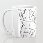 Georgia White Map Coffee Mug Gallery Image 3