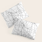 Georgia White Map Pillow Sham Gallery Image 3