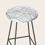Georgia White Map Stool Gallery Image 2