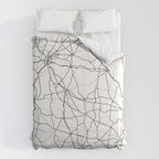 Georgia White Map Comforter Gallery Image 6