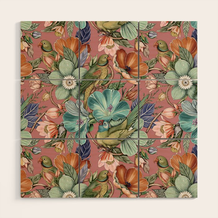 Garden Birds Sanctuary A Wood Wall Art Gallery Image 1