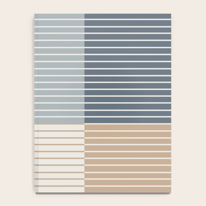 Color Block Line Abstract XVII Notebook Gallery Image 4