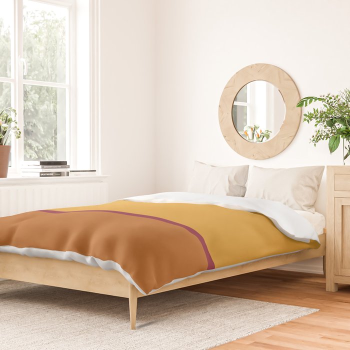 Contemporary Color Block XXI Duvet Cover Gallery Image 2
