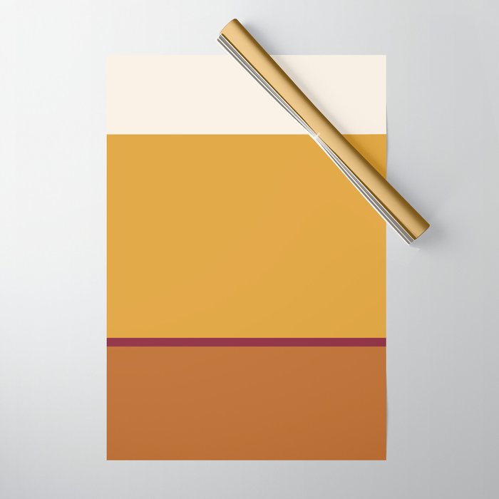 Contemporary Color Block XXI Wrapping Paper Gallery Image 1