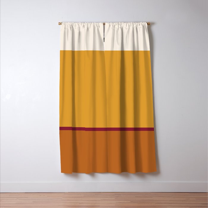 Contemporary Color Block XXI Window Curtain Gallery Image 3
