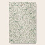 Matisse minimalistic leave pattern light sage green Cutting Board Gallery Image 1