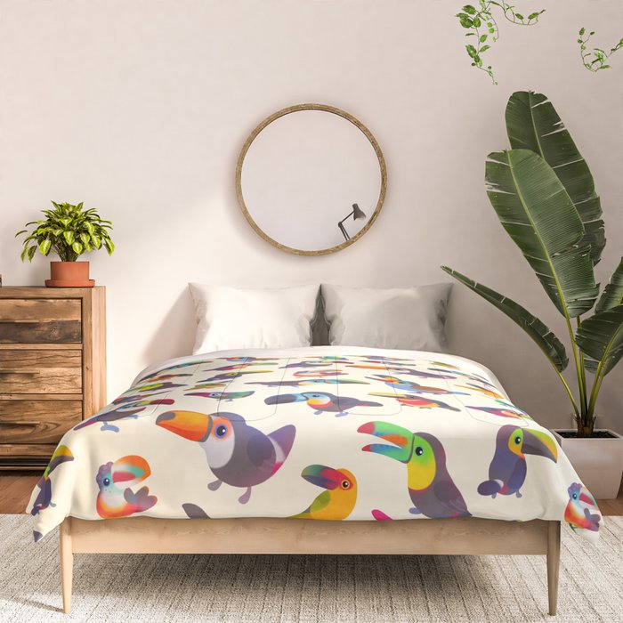Toucan - pastel Comforter Gallery Image 3