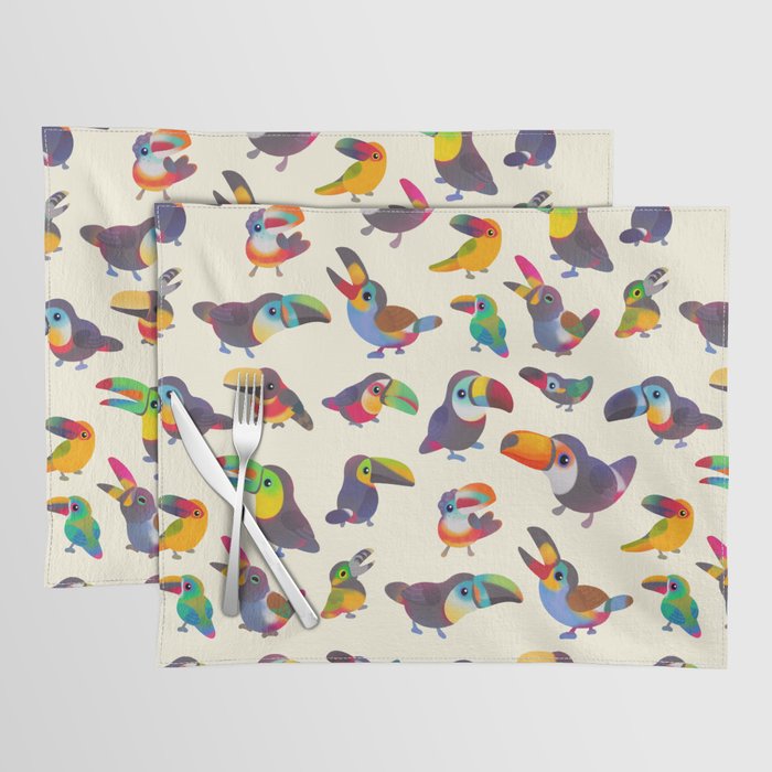 Toucan - pastel Placemat Gallery Image 1
