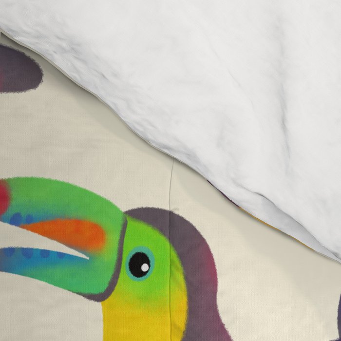 Toucan - pastel Comforter Gallery Image 4