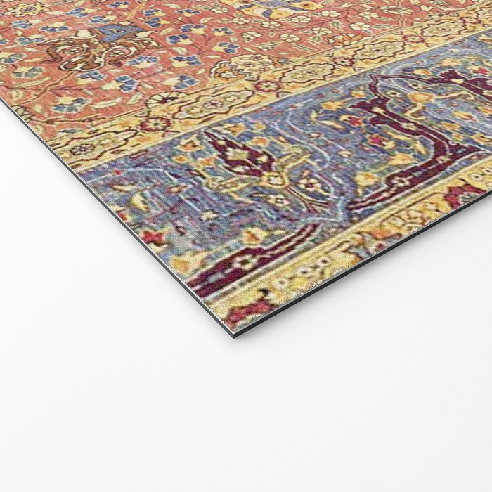 Antique Turkish Coral Koum Kapi  Welcome Mat Gallery Image 2