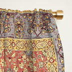 Antique Turkish Coral Koum Kapi  Window Curtain Gallery Image 2