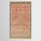 Antique Turkish Coral Koum Kapi  Tablecloth Gallery Image 2