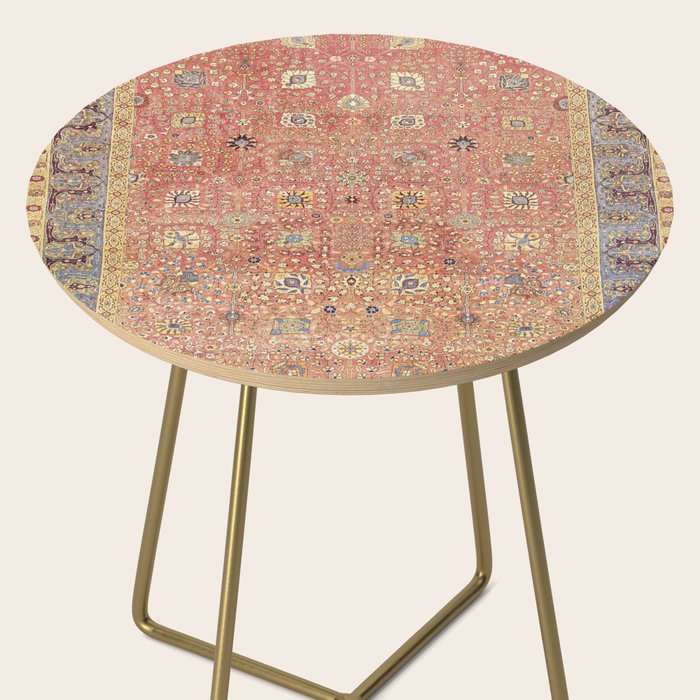 Antique Turkish Coral Koum Kapi  Side Table Gallery Image 2