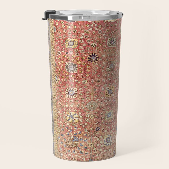 Antique Turkish Coral Koum Kapi  Travel Mug Gallery Image 3