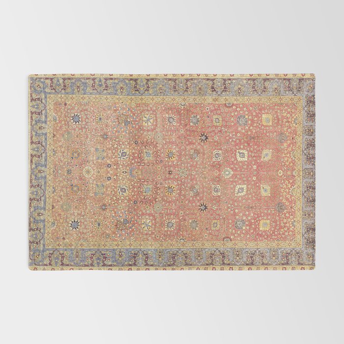 Antique Turkish Coral Koum Kapi  Rug Gallery Image 2