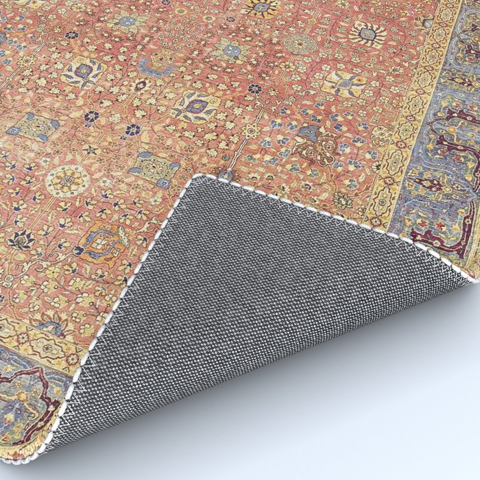 Antique Turkish Coral Koum Kapi  Rug Gallery Image 4