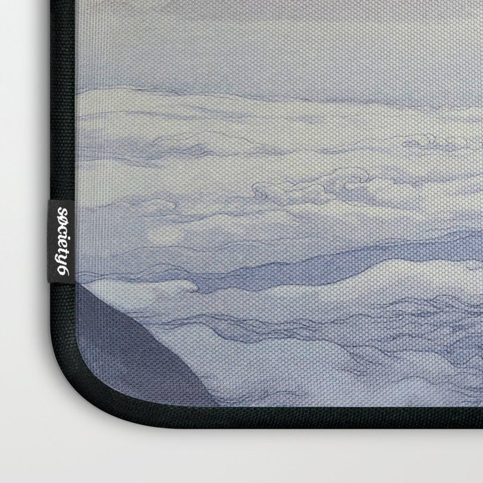 Sea of Clouds (Unkai, Ho-o-San) Hiroshi Yoshida Modern Japanese Woodblock Print Laptop Sleeve Gallery Image 3