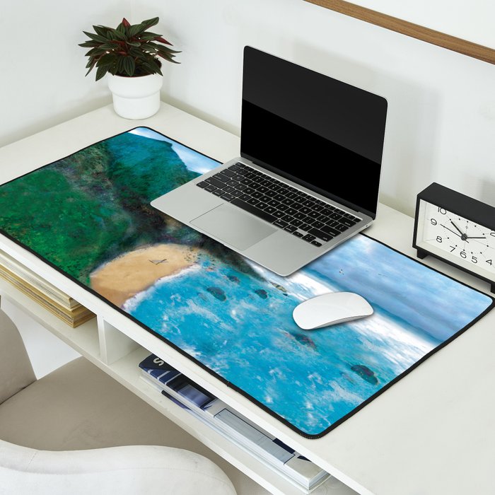 Wild Beach Desk Mat Gallery Image 2