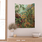 Ernst Haeckel Muscinae Microscopic Landscape Wall Tapestry Gallery Image 2