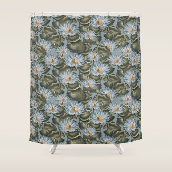 Water Lily (NYMPHAEA) Shower Curtain Gallery Image 1