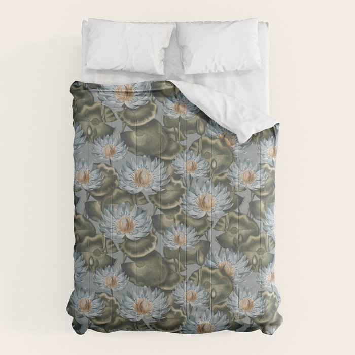 Water Lily (NYMPHAEA) Comforter Gallery Image 6