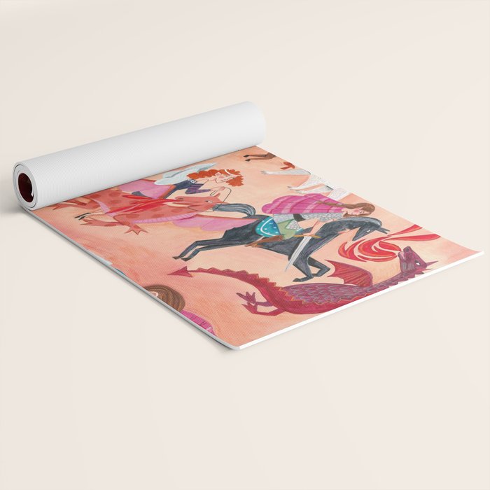Fairies Bears and Dragons dream Yoga Mat Gallery Image 2