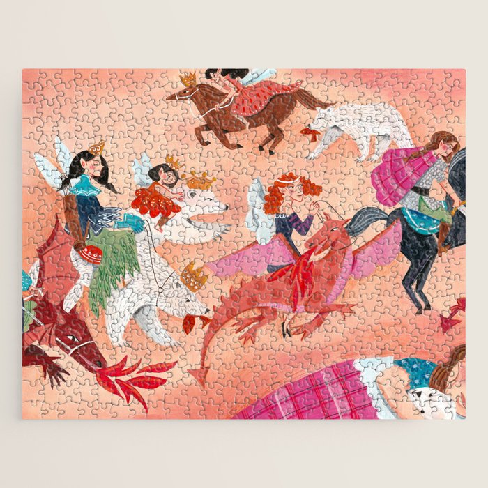 Fairies Bears and Dragons dream Jigsaw Puzzle Gallery Image 1