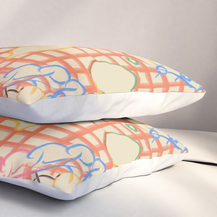 SUMMER FRUIT STILL LIFE Pillow Sham Gallery Image 3