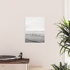Seagulls II  | Fine art black and white beach photography | The Netherlands Poster Gallery Image 2