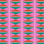 Retro Christmas Triangle Checkerboard Pattern Coffee Mug Gallery Image 2