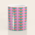 Retro Christmas Triangle Checkerboard Pattern Coffee Mug Gallery Image 4