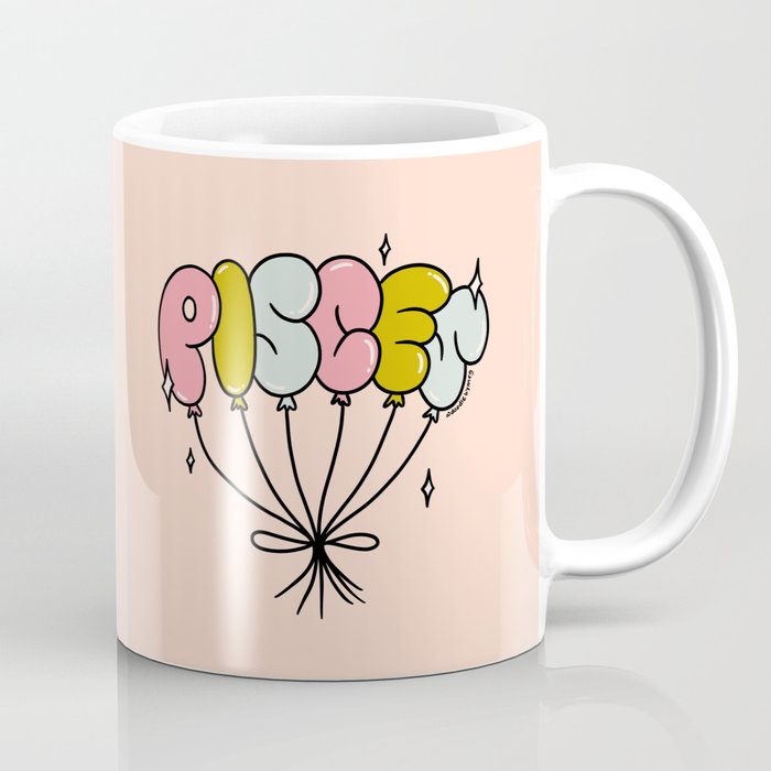 Pisces Balloons Coffee Mug Gallery Image 1