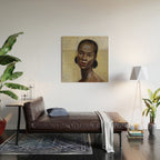 African American Masterpiece 'Portrait of a Black Woman' by Sergey Sudeikin  Wood Wall Art Gallery Image 2