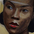 African American Masterpiece 'Portrait of a Black Woman' by Sergey Sudeikin  Coffee Mug Gallery Image 2