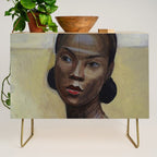 African American Masterpiece 'Portrait of a Black Woman' by Sergey Sudeikin  Credenza Gallery Image 1