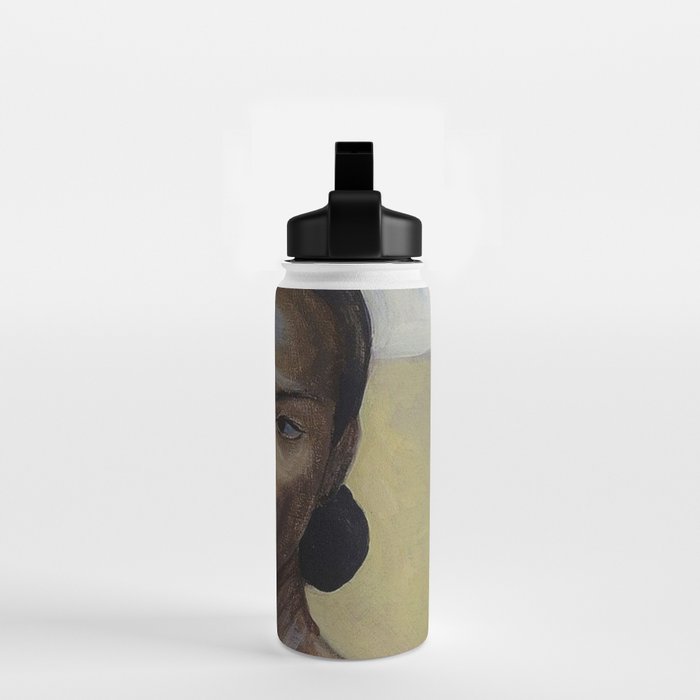 African American Masterpiece 'Portrait of a Black Woman' by Sergey Sudeikin  Water Bottle Gallery Image 2