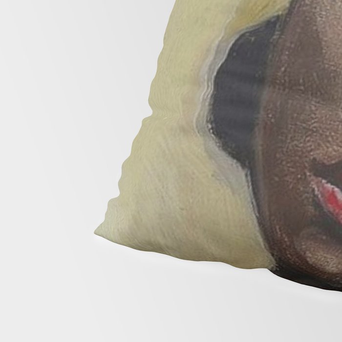 African American Masterpiece 'Portrait of a Black Woman' by Sergey Sudeikin  Pillow Sham Gallery Image 4